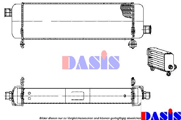 AKS DASIS масляный радиатор, двигательное масло 186000N